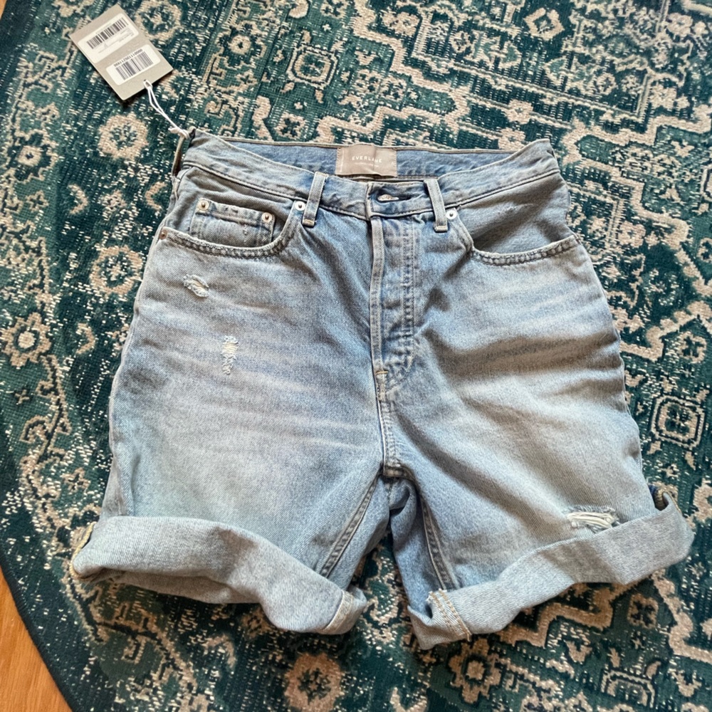 Everlane denim shorts
